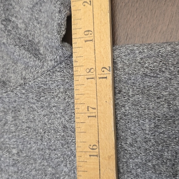 ABERCROMBIE Kids 13/14 Heather Gray Knit Top Long Sleeve - Picture 5 of 5